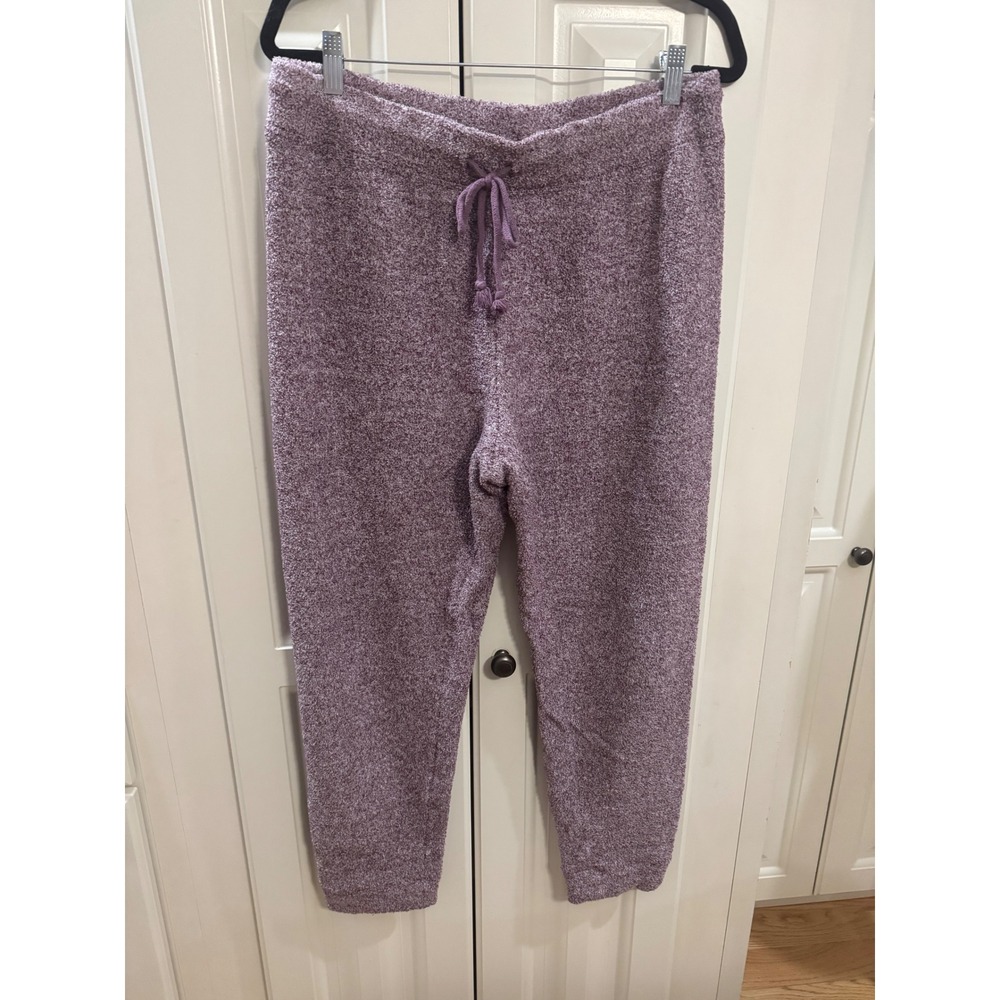 Secret Treasures Sleepwear Purple Cozy Plush Jogger Pants Large 12/14 EUC